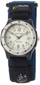 [カクタス] 腕時計 蓄光ダイヤル 10気圧防水 簡易コンパス付 CAC-65-M03 正規輸入品 ブルー