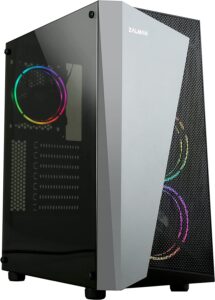 ZALMAN S4 Plus ミドルタワーPCケース RGBファン 3基搭載 CS7798