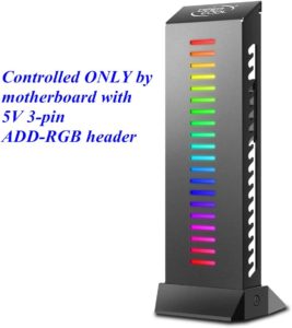 Deepcool ディープクール GH-01 A-RGB 汎用ビデオカードホルダー LED照明 5V SATAコネクタ
