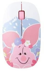 InfoThink ワイヤレスマウス Wireless Mouse ディズニー Disney ピグレット Piglet SAKURA 光学マウス iWM-100-Piglet [並行輸入品]