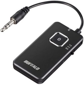 BUFFALO Bluetoothオーディオトランスミッター&レシーバー 低遅延対応 BSHSBTR500BK