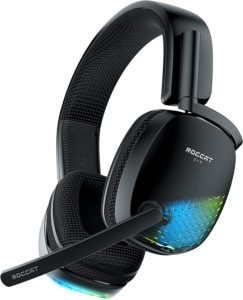 ROCCAT Syn Pro Air ワイヤレス 3D Audio RGB ゲーミングヘッドセット 無線 ドイツデザイン 国内正規品 ROC-14-150-01 ブラック