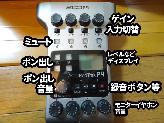 PodTrak P4 操作方法