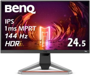 BenQ MOBIUZ ゲーミングモニター EX2510 (24.5型/IPS/フルHD/144Hz/1ms/HDRi/treVoloスピーカー/sRGB 99%/高さ調整/3種のゲーム専用モード)