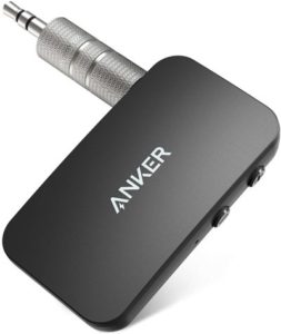 Anker Soundsync Bluetoothレシーバー（Bluetooth5 レシーバー）【12時間再生 / ハンズフリー通話対応 / 2台同時接続 / 自動車・ホームステレオ・ヘッドフォン・スピーカー対応】