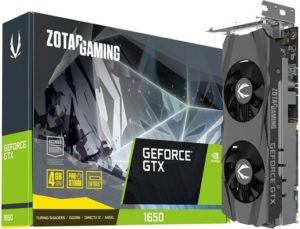  ZOTAC GeForce GTX 1650 LP GDDR6 グラフィックスボード ZT-T16520H-10L VD7426