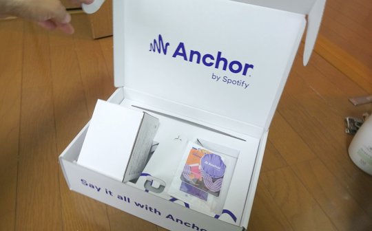 Anchor by Spotify ノベルティ