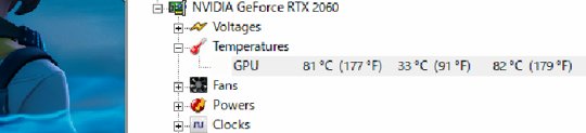 RTX2060 熱い