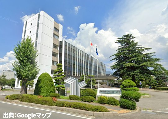 Googleマップ　塩尻市役所