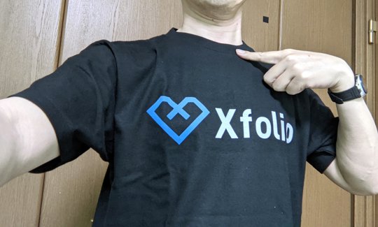 XfolioオリジナルTシャツ