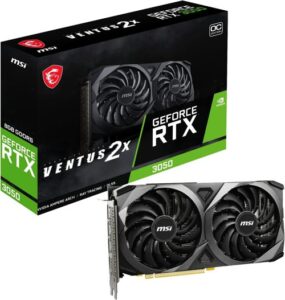 
MSI GeForce RTX 3050 VENTUS 2X 8G OC グラフィックスボード VD7986