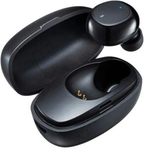 サンワサプライ 超小型Bluetooth片耳ヘッドセット（充電ケース付き） MM-BTMH52BK