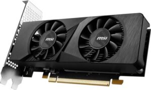 
MSI GeForce RTX 3050 LP 6G OC PCIe4.0 ロープロファイルサイズ 補助電源不要 デュアルファン搭載 グラフィックスボード VD8790