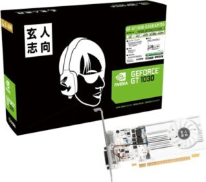 玄人志向 NVIDIA GeForce GT 1030 搭載 グラフィックボード 2GB シングルファンモデル GF-GT1030-E2GB/LP/D5