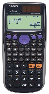 カシオ 関数電卓 数学自然表示 394関数 10桁 fx-375ES-N ブラック
